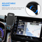 Car Phone Holder Fit for Toyota Land Cruiser LC250 2024 2025 Auto Accessories (Only Fit for 8/12.3-Inch Screen), Cell Phone Mount Dash Mount Hands-Free 360° Rotation