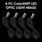 ORACLE Lighting 4236-333 ColorSHIFT Fiber Optic LED Interior Kit fits 2018 2023 Wrangler JL/Gladiator JT - Quality Materials - Integrated Edge for Easier Installation
