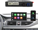 Wireless CarPlay Android Auto Retrofit Kit Decoder Box for Audi A6L 2016-2018, A7 (2018) Interface Box Fit Car Radio Upgrade GPS Navigation Support Mirror Link,Backup Camera, Siri
