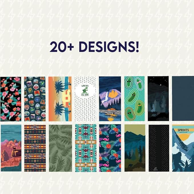Sprints Athletic Running Towel, Full-Sized, Car Seat Cover - Performance Microfiber… (Grizzly Guide)