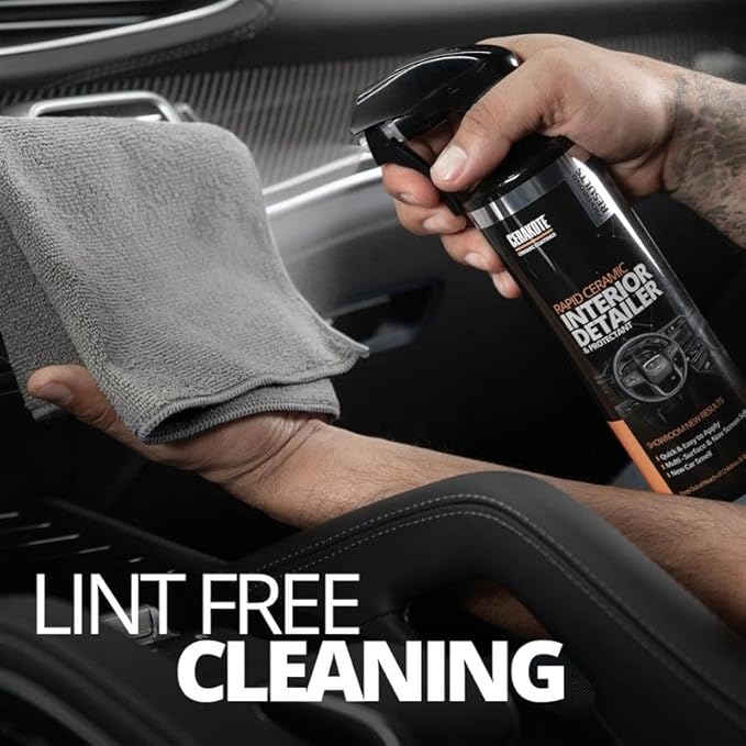 CERAKOTE Microfiber Towels (24 Pack) - Cleaning and Application Towels Durable Microfiber Material - 300 GSM Lint-Free Towel - Ideal for Cars, Home, Shop and Office Cleaning