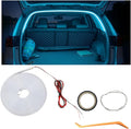 Car Trunk LED Strip Light, 6.56FT Silicone Flexible Cuttable Vehicle Trunk Cargo Ambient Lighting, Waterproof Bright Auto Trunk Interior Lamp Decoration, Universal for SUV RV Truck (Blue)