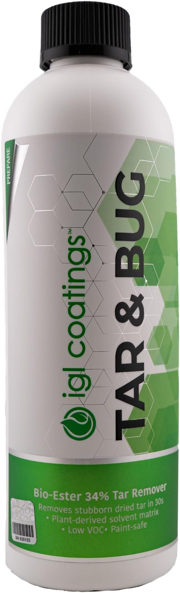 IGL Coatings Tar Remover – 500ml Bio-Ester Formula, Automotive Tar & Residue Cleaner, Biodegradable, Low VOC, No Naphtha or D-Limonene – Safe on Paint, Metal, Glass & Coated Surfaces