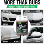Magic Finish Car Bug Remover Spray (1 Gallon) – Fast-Acting Spray for Road Grime and Organic Residue – Car Cleaning Supplies for Paint Glass Plastic & Chrome