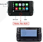 SCUMAXCON Car Stereo Carplay Android Auto MIB2 RCD360 Pro Bluetooth RVC USB 6.5" Touchscreen for VW Jetta Golf Tiguan Passat Caddy EOS Passat Touran CC