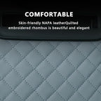 Car Armrest Cushion, Car Center Console Cover, Leather Armrest Cover for Car, Universal Middle Console Cushion with Storage Box, Cup Holder, Phone Slot, Waterproof Interior Accessories (Black)