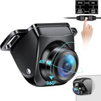 Backup Camera【 Switchable Button】 Support AHD 1080P/720P/CVBS/PAL, 170° Wide Angle, Super Clear Night Vision, IP69 Waterproof Reverse Camera, Front/Side/Rear View Camera for Cars/Trucks/SUVs/Vans