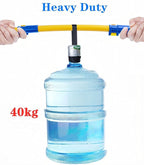 57'' Car Wash Brush with Long Handle Chenille Microfiber Car Wash Kit Mitt Retractable Bent Pole Car Wash Mop for Cars RV Truck Boat (Blue-2)