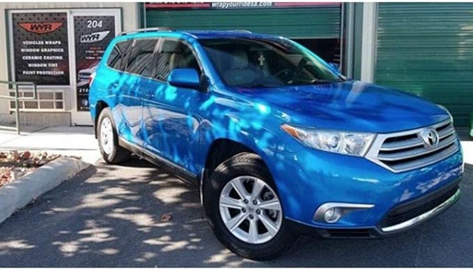 3M Car Wrap Roll 2080 Gloss Blue Fire | G337 | (5ft x 75ft (375 Sq/ft)) | Automotive Vinyl Wrap for Cars - Car Interior Wrap & Exterior | w/Free Instawraps Pro Glove