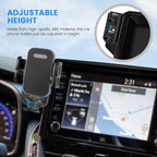 Car Phone Holder Compatible with Audi A4 2020-2025 /A5 2020-2025 /Q5 2021-2025 Auto Interior Accessories 10.1-Inch Screen Fixed Clip, Cell Phone Mount Hands-Free 360° Rotation Dash Mount
