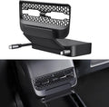 Retractable Cord Car Phone Charger for Tesla Model 3 Model Y 2021 2022 2023 2024, THELIFELICIOUS Interior Accessories Rear Air Outlet Expansion Dock with Fast Charging Cables (8-Pin)
