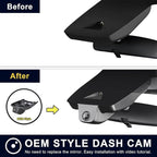 Mangoal Front 4K & Rear 1080p Dash Cam Custom for Lexus NX 2022 2023 2024 2025 2026(Model C), NX350 250 300 450h,OEM Look, UHD 2160P Video, WiFi & App,Loop Recording,Easy to Install,128GB Card