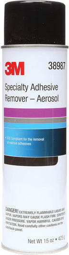 3M Specialty Adhesive Remover, 38987, Solvent-Based, Removes Reactive Adhesives, 15 fl oz