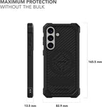 Rokform Rugged Case for Galaxy S26 Plus, Magnetic Cover, Drop Tested Armor (Black)