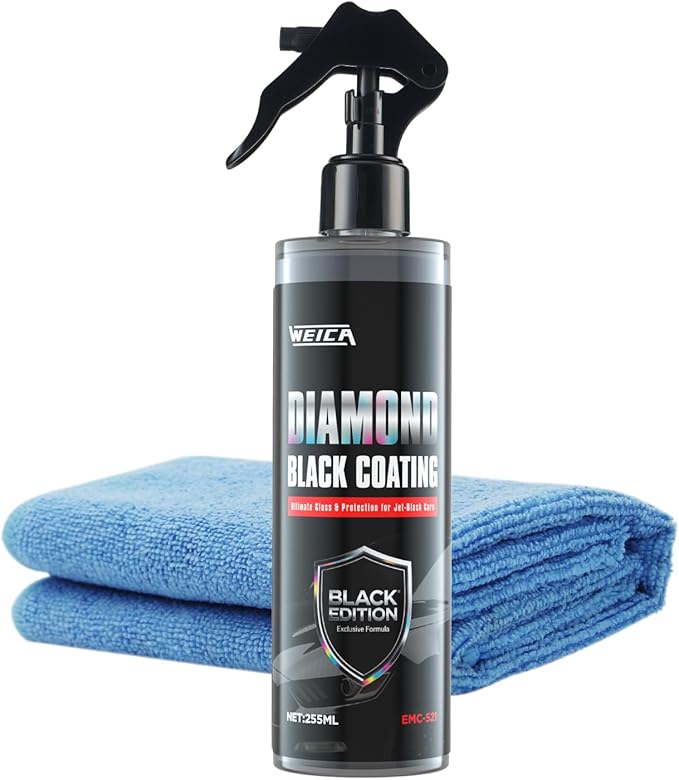 Black Car Coating Spray Wax | Ceramic Shine Wax for Black Cars