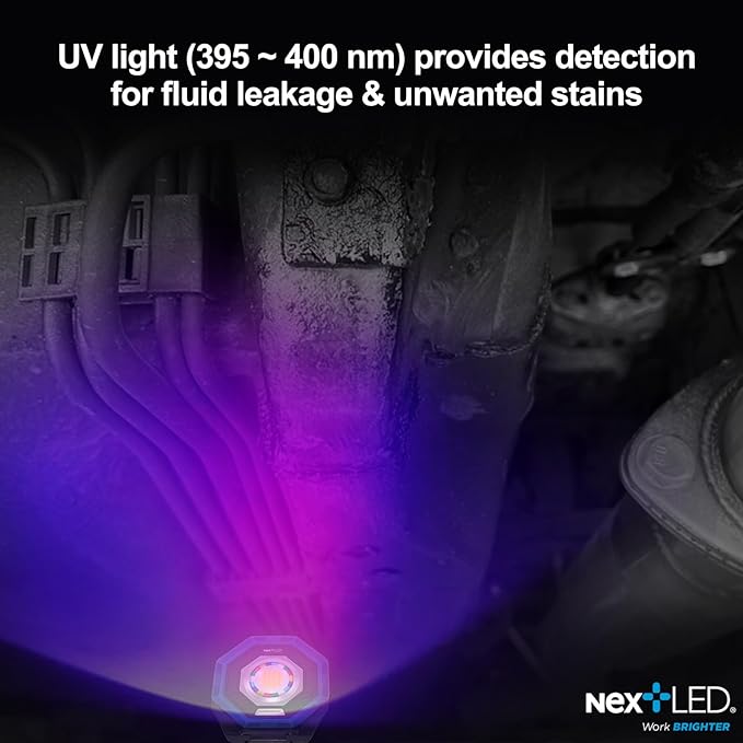 NextLED Premium Detailing Light Bundle: NT-V3505 Ceramic Coating Light & NT-1010UV 4-Color Paint Inspection Light