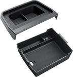 CDEFG 2PCS for 2025 2026 Ford Maverick Center Console Organizer Tray, for 2025 2026 Ford Maverick Accessories Dash Screen Organizer Dashboard Behind-Screen Storage Box