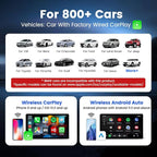 Carlinkit CarPlay Android 13.0 AI Box Adapter, 3-in-1 CarPlay AI Box Max(Plus), Plug & Play, Easy Setup, Built-in Google Play/Netflix/YouTube/TF Card, for Cars with OEM Wired CarPlay&Touchscreen