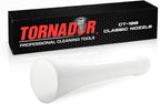 Tornador CT-100 Classic Replacement Cone | White Plastic Nozzle for Z-010 Cleaning Gun | Durable Trumpet Design for Even Spray | Perfect for Car Detailing & Interior Cleaning Pros