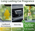 4 Pack Air fresheners | Long lasting car air fresheners, Hand-made in USA | Small room diffuser | Small Business Woman Owned. (8 ml Black Ice (Type) set of 4)