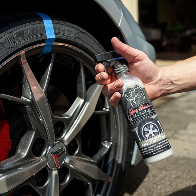 Jay Leno's Garage Ceramic Car Coating Kit – Car Wash Bundle with Ceramic Coating Spray, Car Ceramic Coating Products, Wheel and Tire Cleaner, Microfiber Towels, Applicators & Wash Mitt Detailing Kit