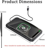 Wireless Car Charger Pad for Ford Explorer 2000-2026, Type-C/USB 20W Car Wireless Charger Non-Slip Phone Charging Pad Car Accessories,B 30cm Cable USB Plug