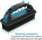 Rubber Pet Hair Removal Brush Lint & Cat Dog Hair Remover Brush Pet Silicone Lint and Debris Remover for Cleaning, Grooming, Home,Black