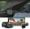 Fitcamx 2K Dual Dash Cam Adapts for Kia Telluride 2020 2021 2022 S LX EX SX X-pro X-Line (Part No.S9000), OEM Style, Front 1440P+Rear 1080P Video, Loop Recording, WiFi & APP, G-Sensor, 64GB Card