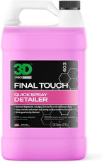 3D Pink Car Soap + Final Touch Quick Detail Spray – Cherry Scented Wash & Gloss Kit (1 Gal Each)