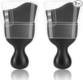 Amrules 2 PCS Car Interior Detailing Brush, Auto Car Dusting Brushes, Soft Bristles Duster Removal Cleaning Tool for Dashboard Interior, Exterior, Skylight, Leather, Dust Brush, Black