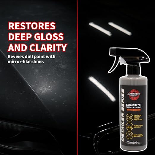 Renegade Products Graphene Spray Coating with Sio2, 1 Year Coating for Enthusiasts and Professionals