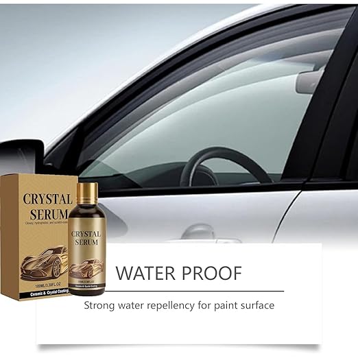 PTZ Crystal Serum – Advanced Graphene Ceramic Coating for Cars, High Gloss Crystal Coating for Car, 9H Graphene Coating for Auto Car Detailing, Easy Apply Paint Shine Protection (1PCS)