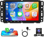 Android 13 Car Radio Stereo Upgrade for 2006-2013 Chevrolet Impala 8 Inch Touch Screen GPS Navi Head Unit Radio Double Din Car Stereo w/Wireless Carplay & Android Auto Bluetooth BT DSP SWC