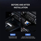 CX-5 Wireless Charger Custom fit for Mazda CX5 2017-2025,15W Qi Fast Charging Central Control Storage with USB Port QC 3.0 36W Individual Control Wireless Charging Station
