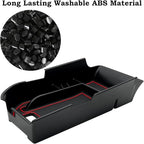 Compatible with Camry XLE/XSE 2018-2023 Center Console Organizer Tray Accessories, Fit Dual USB Ports (Red)