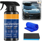 Advanced Car Quick-Acting Coating Agent Spray, Multifunctional Car Paint Protection, Easy to Use Waterless Car Wash Spray for Outdoor Detailing, Durable Car Agent Spray for Car Owners (2 Pcs)