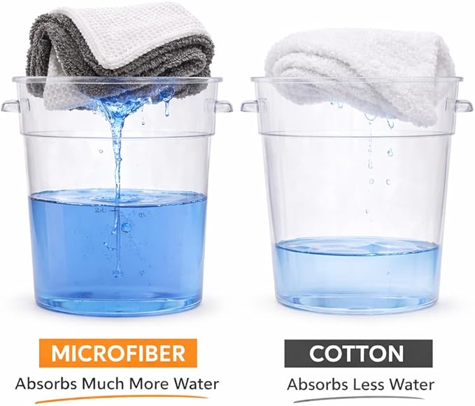 Hybrid Glass Microfiber Towel – Waffle Weave & Plush Dual Action Cleaning Cloth – Streak-Free Window and Surface Drying Towel – Professional Grade –16x16-1000 GSM 1-Pack