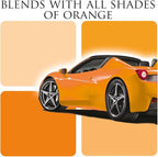 Car Gods Iris Custom Color Orange 3-in-1 Polish Wax Color Restorer & Scratch Remover, 17fl Oz - 16 Colors Available