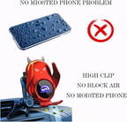 Car Phone Holder Mount Wireless Charging Auto Clamping Rotatable Vent Clip Cute Red Demon for iPhone Samsung Galaxy Andriod Phone