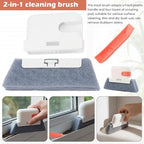 5-Pack Blind Cleaning Kit - Professional Tools for Window Blinds, Air Vents, Tracks & Fans | Extendable Handle with Washable Microfiber Brushes | All-in-One Dust Removal Set