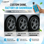 Nanoskin SPEEDY SHINE Exterior Tire & Trim Gel 1 Gallon - Restores and Conditions Faded Tires, Trim, Bumpers and Rubber for Car Detailing | Safe for Cars, Trucks, SUVs, Motorcycles, RVs & More, 128 Fl Oz (Pack of 1)