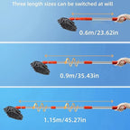 Retractable Car Wash Brush with Long Handle, Rotatable Long Handle Car Cleaning Kit, Brush Duster Scratch Free Cleaning Tool, Car Windshield Window Cleaning Kit, Microfiber Car Duster Dry Towels (2)