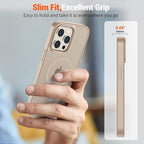 SUPFINE Magnetic for iPhone 13 Pro Case(Compatible with MagSafe)(Military Grade Drop Protection) Slim Translucent Matte Shockproof with Anti-Fingerprint Phone Case,Desert Gold