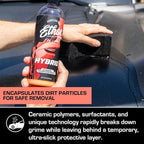 Ethos Hybrid Ceramic Rinseless Car Wash - Spot Free Rinse for Cars Waterless Wash - No Rinse Wash - Spot Free Car Wash (Gallon)