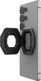 URBAN ARMOR GEAR UAG Magnetic Ring Stand Monarch Mag2 w/Built-in Bottle Opener - Ultra-Strong Double Magnet MagSafe Compatible Metal Phone Ring Grip 360 Rotation Multi-Functional Kickstand, Gunmetal