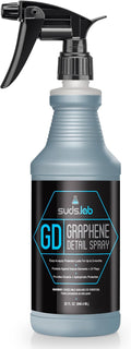 Suds Lab GD Graphene Detail Spray – High Gloss Shine & UV Protection for Cars – Fast-Acting Coating for Paint, Clear Coat & Glass – Water Beading, Long-Lasting Protection, 32oz