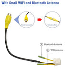 10Pin RCA Wiring Harness Connector for Android Car Stereo Radio Backup Camera RCA Video Input Adapter Replacement Cable, USJY37