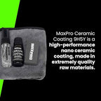 MaxPro Ceramic Coating 9H5Y Kit: Experience the pinnacle of nano ceramic protection, boasting 5 years of unparalleled shine and durability, all with effortless application!