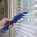 Universal Blind Cleaning Brush, 2 PCS Venetian Blind Cleaner Brush, Shutter Brush, Microfiber Duster Tool for Window Blinds,Air Vents, Keyboard, Car AC, Washable Reusable Gap Cleaning Brushes (Blue)