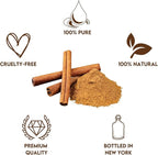 Premium Cinnamon Oil 4 Fl Oz with Huge Dropper and Sprayer - 100% Pure, Natural & Therapeutic - Cleaning, DIY Soap, Diffuser, Aromatherapy, Garden and Kitchen - Indoor and Outdoor